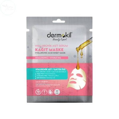 Dermokil Hyaluronik Asit Serum Kağıt Maske 23 g - 1