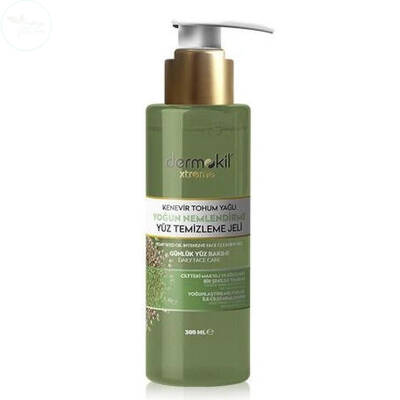 Dermokil Kenevir Tohum Yağı Nemlendirici Yüz Temizleme Jeli 300 ml - 1