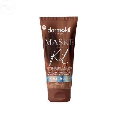 Dermokil Natural Skin Sıkılaştırıcı Genç Görünüm İçin Kil ve Kahve İçerikli Maske 75 ml - 1