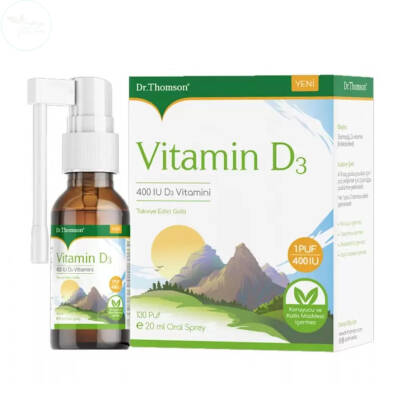 Dr. Thomson Vitamin D3 400IU Sprey 20 ml - 1
