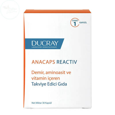 Ducray Anacaps Reactiv Takviye Edici Gıda 30 Kapsül - 1