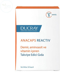 Ducray Anacaps Reactiv Takviye Edici Gıda 30 Kapsül - 1