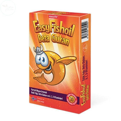Easyvit EasyFishoil Beta Glukan Çiğnenebilir 30 Jel Form - 1
