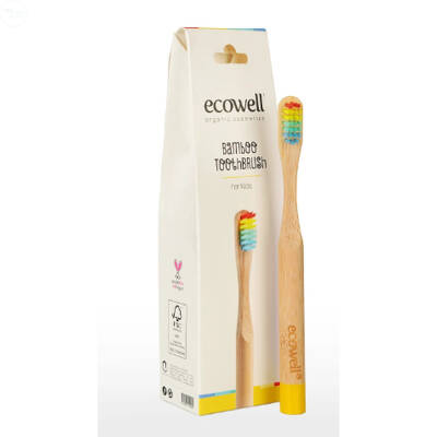 Ecowell Bambu Çocuk Diş Fırçası - 1