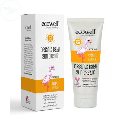 Ecowell Organik Bebek Güneş Kremi Spf 50 110 gr - 1