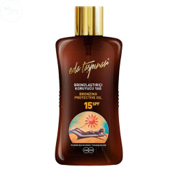 Eda Taşpınar Bronzlaştırıcı Koruyucu Yağ Spf15 200ml - EDA TAŞPINAR