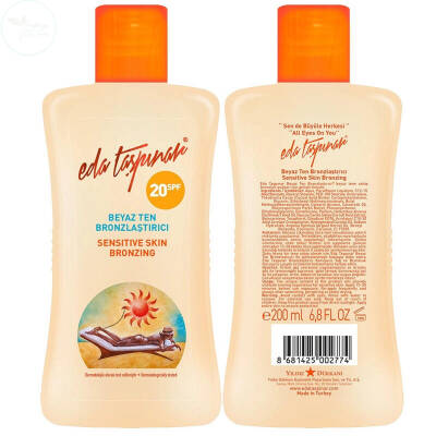 Eda Taşpınar SPF 20 Beyaz Ten Bronzlaştırıcı 200 ml - 2