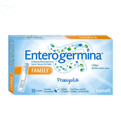 Enterogermina Family Probiyotik Mikroorganizma İçeren Takviye Edici Gıda 10 Flakon - 1