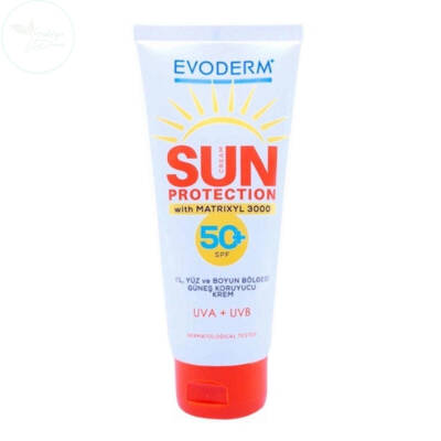 Evoderm Sunscreen Cream Güneş Koruyucu Krem Spf+50 100 ml - 1