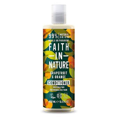 Faith In Nature Greyfurt&Portakal Kepeğe Meyilli Saçlar İçin Tazeleyici Saç Bakım Kremi 400 ml - 1