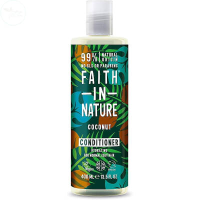 Faith In Nature Hindistan Cevizi Normal ve Kuruya Dönük Saçlar İçin Nemlendirici Saç Bakım Kremi 400 ml - 1