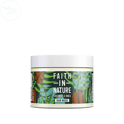 Faith In Nature Hindistan Cevizi&Shea Yağı Nemlendirici ve Besleyici Saç Bakım Maskesi 300 ml - 1