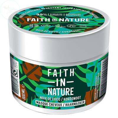 Faith In Nature Hindistan Cevizi&Shea Yağı Nemlendirici ve Besleyici Saç Bakım Maskesi 300 ml - 2