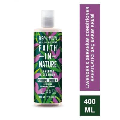 Faith In Nature Lavanta&Sardunya Normal ve Kuruya Dönük Saçlar İçin Rahatlatıcı Saç Bakım Kremi 400 ml - 2