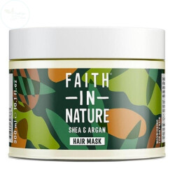 Faith In Nature Shea&Argan Çok Kuru Saç Tipleri İçin Besleyici Saç Bakım Maskesi 300 ml - Faith in Nature