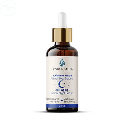 From Natura Yenileyici Yaşlanma Karşıtı Retinol Gece Serumu 30 ml - 1