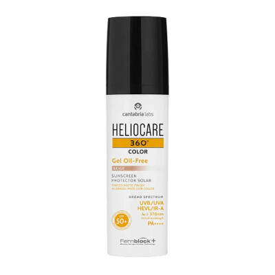 Heliocare 360 Gel Oil Free SPF50+ Beige 50ML - HELIOCARE
