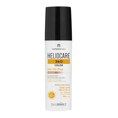 Heliocare 360 Gel Oil Free SPF50+ Bronze 50ML - HELIOCARE