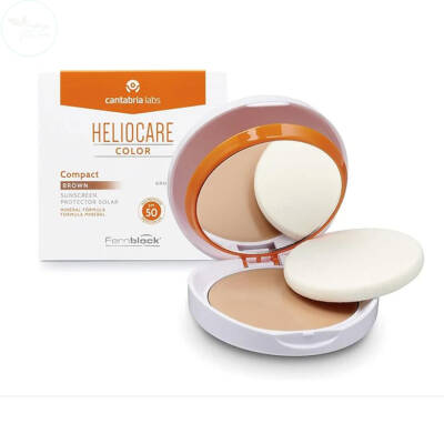 Heliocare Yağsız Kompakt Esmer SPF 50 10 gr - 1