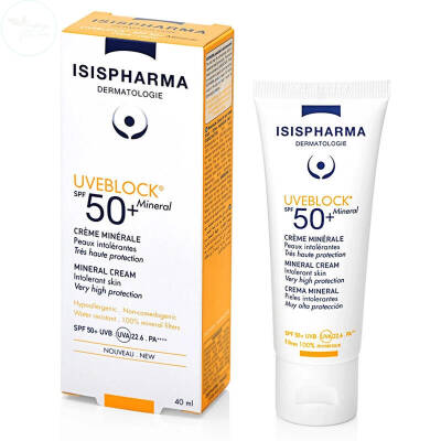 Isis Pharma Uveblock SPF 50+ Mineral Cream 40 ml - 1
