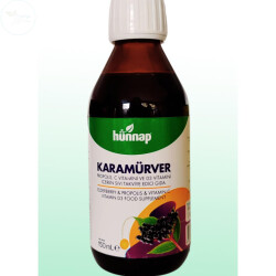 Karamürver, Propolis, C Vitamini Ve D3 Vitamini İçeren Sıvı Takviye Edici Gıda 150 ML - HÜNNAP