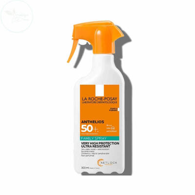 La Roche Posay Anthelios Family Spray SPF50+ Tüm Cilt Tipleri İçin Vücut Güneş Kremi 300 ml - 1