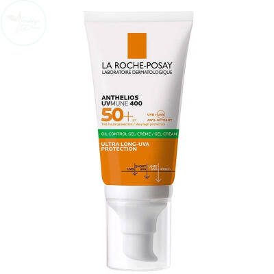 La Roche Posay Anthelios Oil Control Gel Cream Spf50+ Yağlı ve Karma Ciltler İçin Yüz Güneş Kremi 50 ml - 1