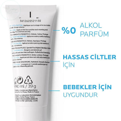 La Roche Posay Toleriane Sensitive Hassas Ciltler İçin Yatıştıran Nemlendirici Krem 40 ml - 2