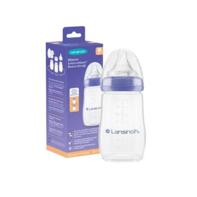 Lansinoh Natural Wave Biberon 240 ml - 1