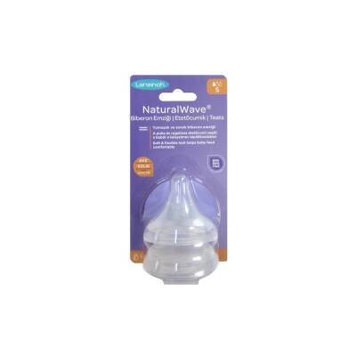 Lansinoh Natural Wave Biberon Emziği - Yavaş Akış - 1