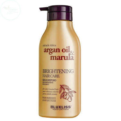 Luxliss Argan Oil Marula Brightening Hair Care Shampoo 500 ml - 1
