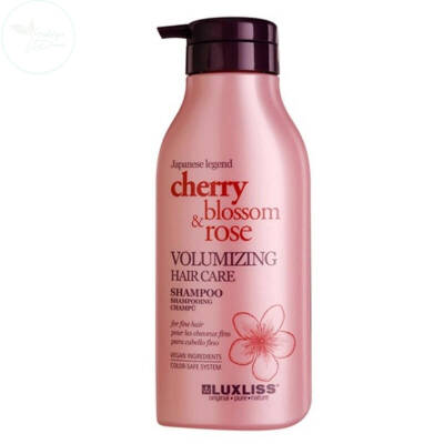 Luxliss Cherry Blossom Rose Volumizing Hair Care Shampoo 500 ml - 1