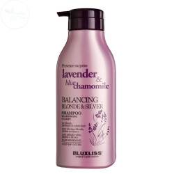 Luxliss Lavender Blue Chamomile Balancing Blonde Silver Shampoo 500 ml - Luxliss