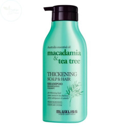 Luxliss Thickening Macadamia Tea Tree Thickening Scalp- Hair Shampoo 500 ml - Luxliss