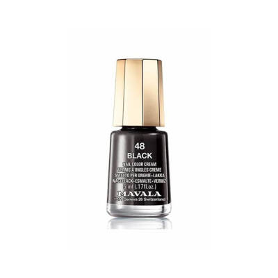 Mavala Mini Color Nail Color Cream 48 Black 5 ml - 1