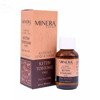 Minera Vital Keten Tohumu Yağı 50 ml (Soğuk Pres) - 1
