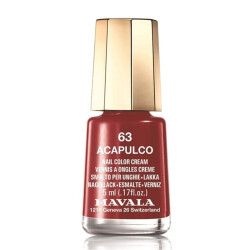 Mini Color Nail Color Cream 63 Acapulco 5 ml - MAVALA