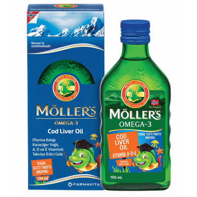 Möllers Omega-3 Balık Yağı Sıvı Formu 150 ml - 1