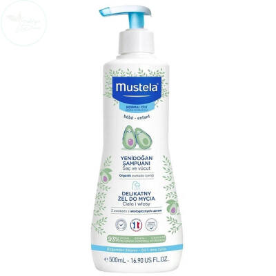 Mustela Gentle Cleansing Gel Yenidoğan Şampuanı 500 ml - 1
