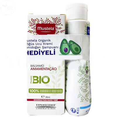 Mustela Göğüs Ucu Kremi 30 ml & Mustela Yenidoğan Şampuan Hediye 100 ml - 1