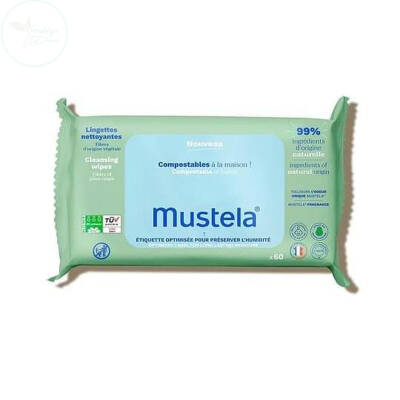 Mustela Kompost Edilebilir Islak Mendil 60'lı - 1