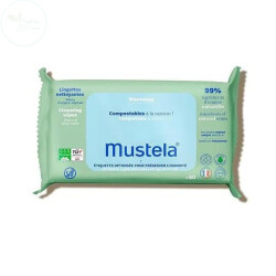 Mustela Kompost Edilebilir Islak Mendil 60'lı - Mustela 