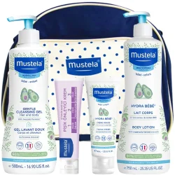 Mustela Merhaba Bebek Seti - Şampuan 500 ml + Pişik Kremi 100 ml + Losyon 300 ml + Krem 40 ml - 1