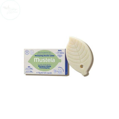 Mustela Shampoo Body Cleansing Bar 75 g - 1
