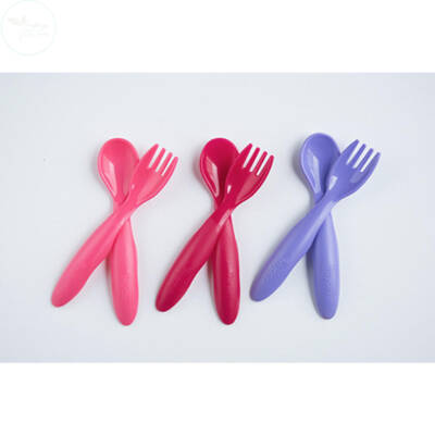 Mycey Bebek Çatal-Kaşık Seti 6'lı Kız - 2