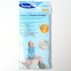 Mycey Kullan At Klozet Örtüsü 10 adet 12+ Ay - Mycey