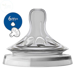 Natural Biberon emziği, Y kesik, 6m+ 2'li - 2