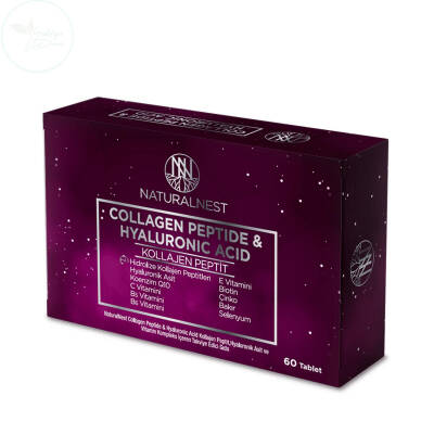 Naturalnest Collagen Peptide-Hyaluronic Acid 60 Kapsül - 1
