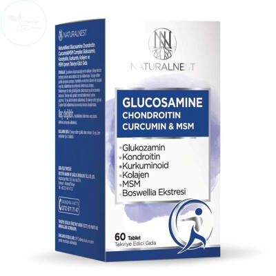 NaturalNest Glucosamine Chondroitin MSM 60 Tablet - 1