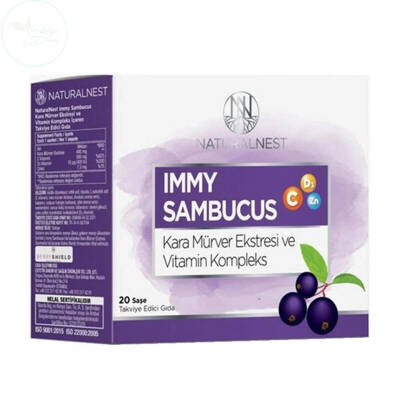 Naturalnest Immy Sambucus Takviye Edici Gıda 20 Saşe - 1
